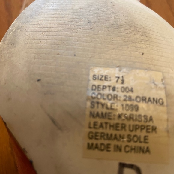 BAKERS “KARISSA” LEATHER SUEDE SHOES - Picture 6 of 6